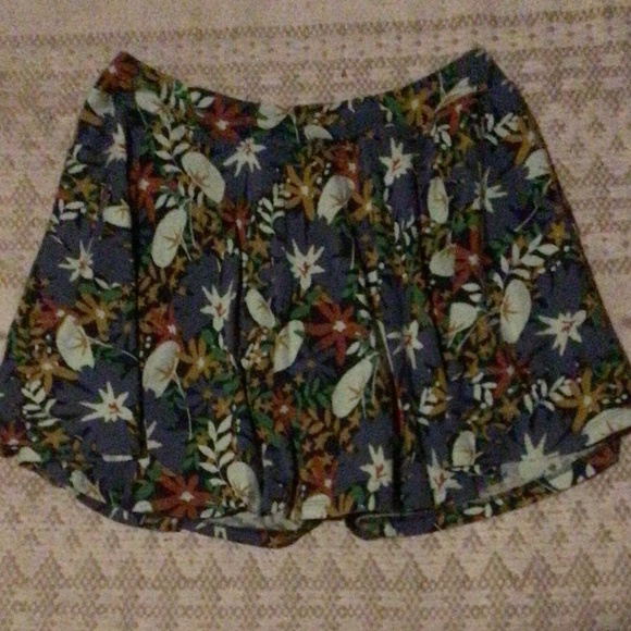 Toad & Co Skort Womens L Gray Rust Skirt Organic Cotton Tennis Pickleball Long - Picture 1 of 3